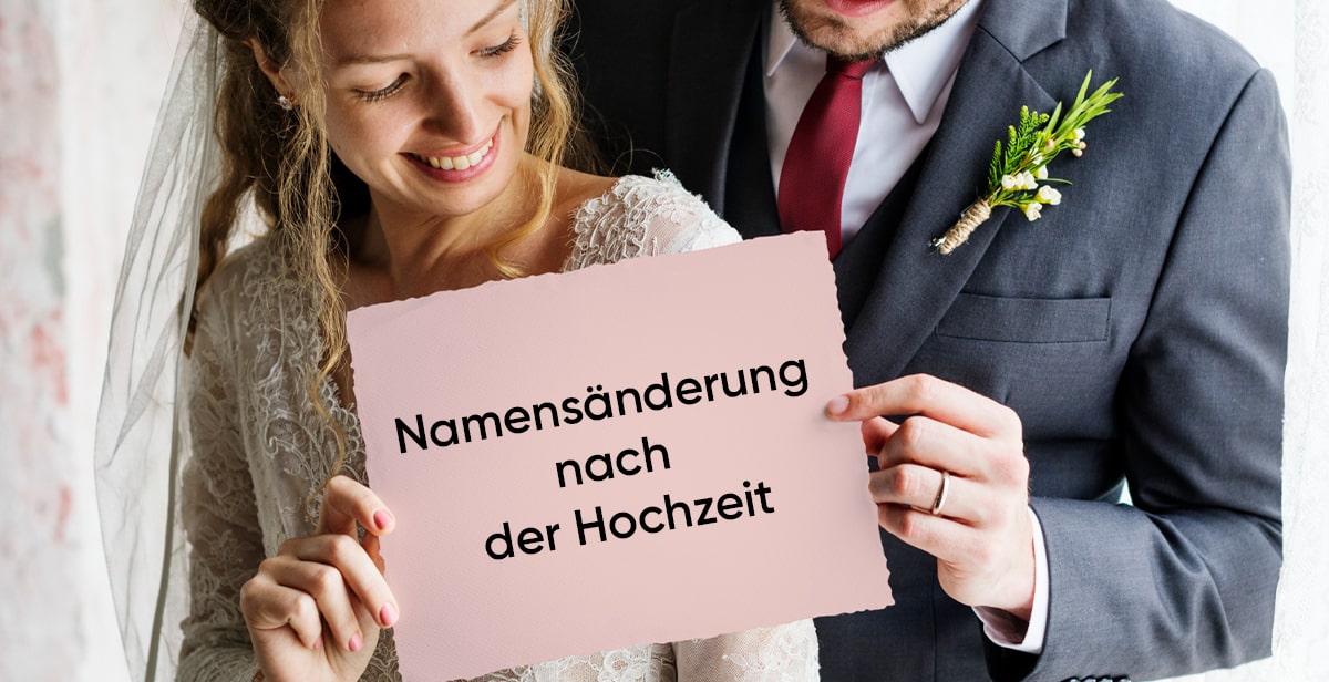 Namensänderung nach der Hochzeit: Traditionelle Optionen | smartmoove